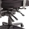 Alera Task Chair, Mesh, 18-1/8" to 21-3/4" Height, Padded Arms, Black ALEEL42ME10B